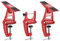 Swix Langlauf-Ski-Schraubstock, Reiseset, 3-teilig, Rot, 30,5 x 7,6 x 12,7 cm
