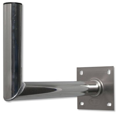 A.S.-SAT ALU Wandhalter - 450mm - Rohrdurchmesser 50mm