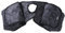 Tough 1 Nylon Horn Bag in Prints, Tooled Leather Black