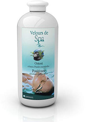 Camylle - Velours de Spa Orient - Fragrance à base d'Huiles Essentielles 100% Pures et Naturelles pour Spa - Positivant aux arômes chauds et boisés - 1000ml