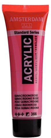 Amsterdam Standard Series Acrylic Paint Tube Chinacridonrosa 20 ml - Hochwertiges, lichtechtes Pigment und Formel auf Wasserbasis
