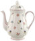 Villeroy und Boch - Petit Fleur Kaffeekanne, Porzellankanne aus Premium Porzellan mit filigranen Reliefs und blumig-fruchtigen Motiven, 1,25 Liter