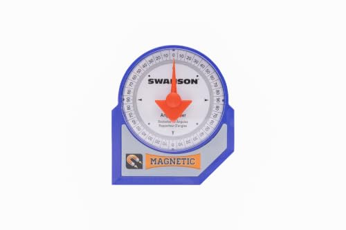 Swanson Magnetic Angle Finder, Dial Pitch, Slope Locator w Charts AF006M