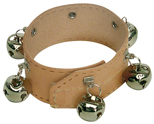 Sport-Tec Armschellen Schellenkranz Schellenring Glockenkranz aus Leder mit 10 Glöckchen