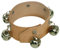 Sport-Tec Armschellen Schellenkranz Schellenring Glockenkranz aus Leder mit 10 Glöckchen