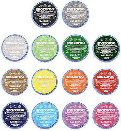 Snazaroo Make-Up 18ml Body & Face Paint Classic Bright Red