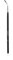 INGLOT Make-up Pinsel 30T | Perfekt für Gel Eyeliner | Taklon | Präzise Form | Pinsel für Augen Make-up |