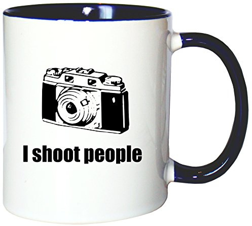 Mister Merchandise Kaffeetasse Becher I Shoot People Kamera Cam Camera Fotograf Teetasse