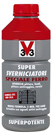 V33 Sverniciatore Formula Gel Ad Azione Profonda Specifico Ferro 1 Lt