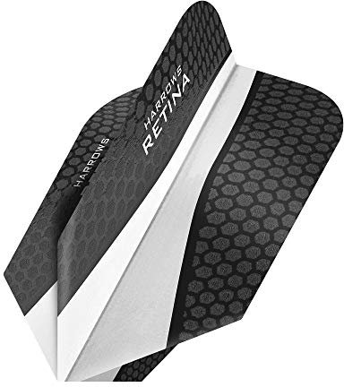Harrows Retina Dartflights, 5 Sets, 15 Stück, 100 Micron, extrastark, Slim, transparent