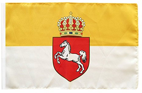 Flaggenfritze Flagge/Fahne Deutschland Königreich Hannover 1814-1866 + gratis Sticker
