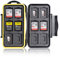 Ares Foto® Boîtier de protection pour cartes mémoire: 12 SD + 12 Micro SD Cards. Étui de Transport étanche antichocs. Conservation & Déplacement. Boîte plastique. Revêtement en caoutchouc breveté.