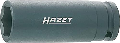 Hazet 900SLG-21 Douille à chocs/carré creux 12,5 mm/profil traction à 6 pans extérieurs Taille 21 longueur 85 mm
