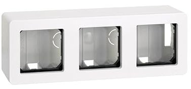 Simon - 27831-35 caja superficie modulos 3a/6e s-27 bl nieve Ref. 6552730154