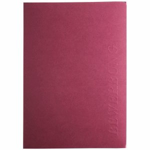 Exacompta 10 x Bewerbungsmappe A4 3-teilig Karton 400g/qm Bordeaux