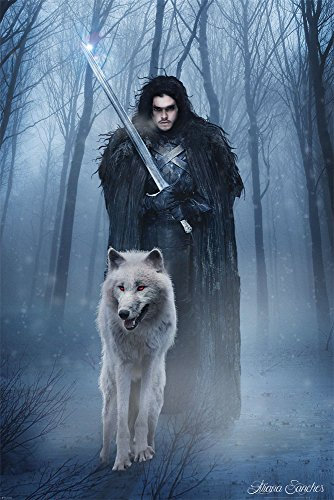 Liliana Sanches - Bastard of The North - Fantasy Gothic Poster Plakat Druck - Größe cm