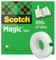 Scotch Magic Tape - 1 Rolle, 12 mm x 33 m - Unsichtbares Klebeband für allgemeine Zwecke zur Reparatur, Etikettierung und Versiegelung von Dokumenten