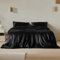 LilySilk Seide Bettbezug 155x220cm Bettbezüge mit edlem Schlafkomfort in 100% Seide von 19 Momme，Schwarz