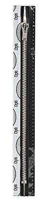 Opti M40-14-00000 Reißverschluss, 00000 Schwarz, 14cm