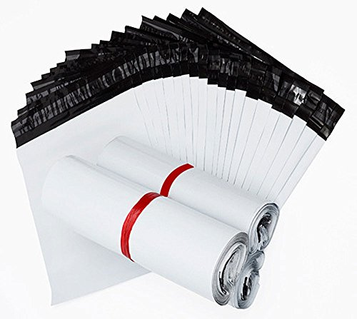 Sinoba Versandtaschen Versandbeutel blickdicht 100 Stück | 60x80 cm | Blickdichte Versandtüten und Plastik Beutel mit selbstklebendem Verschluss. Reißfest und wasserabweisend