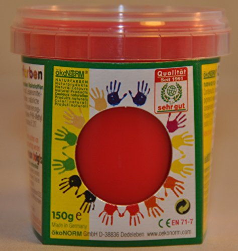 ökoNORM nawaro Fingerfarbe rot, 150g