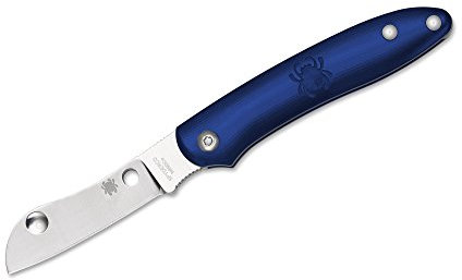 Spyderco C189PBL Messer Roadie Blue Taschenmesser, Blau, One Size