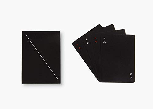 MINIM Playing Cards, Black by Areaware
