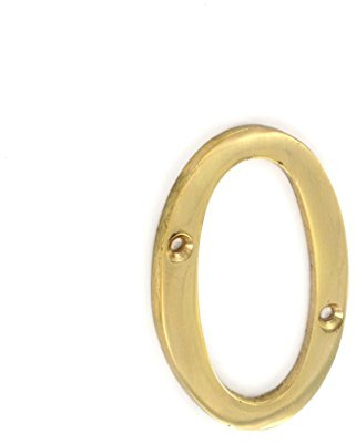 SEC 75MM Brass Numeral 0 S2500