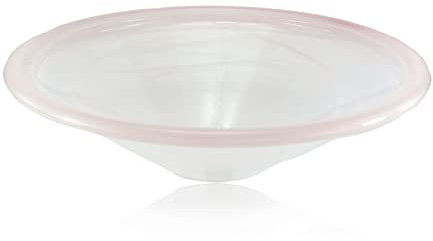 Budawi® Glasschale Brunnenschale Rosé rund Ø 35 cm für Nebler und Zimmerbrunnen