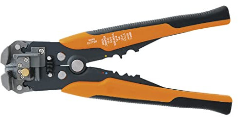 NEO TOOLS Automatische Abisolierzange | Elektriker Werkzeug | 205 mm | Automatischer Isolationsentferner Frontal | 25 Jahre Garantie | 22-10 AWG | Ergonomischer Griff