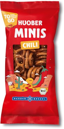 Huober Minis Chili Bio Brezel Snack, 75 g