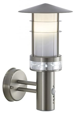 Pagoda LED Sensor 1 Light Outdoor Wall Light