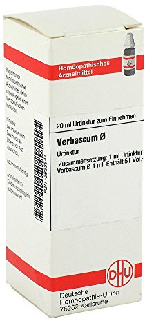 Verbascum Urtinktur DHU, 20 ml Lösung