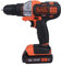 Black+Decker 18V Multievo Multi Tool with Drill Driver Attachment with 1.5Ah Lithium Ion Battery, MT218K-GB