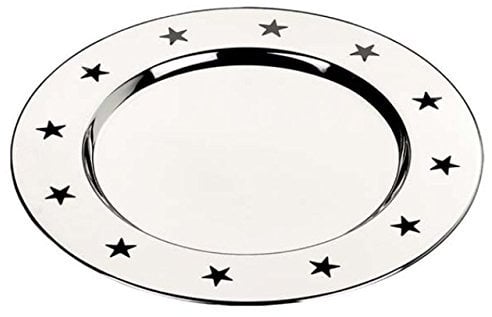 Ten Plato de navidad estrella cod.EL80609 cm 1h diam.30,5 by Varotto & Co.