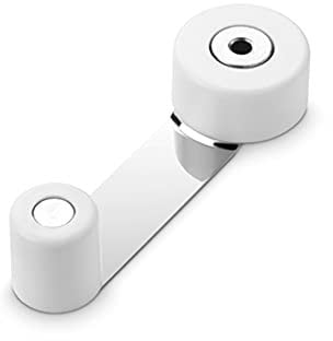 INOFIX 2058-2 - Tope retened.girat.metalico blanco blister