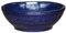K&K Pflanzschale Flach XL, 58.0x20.0 cm, blau, aus frostbeständiger Steinzeug-Keramik