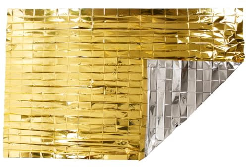 Trespass Foil X, Rettungsdecke / Thermodecke / Rettungsfolie / Survival Bag / Notfalldecke / Erste Hilfe Decke 150cm x 208cm