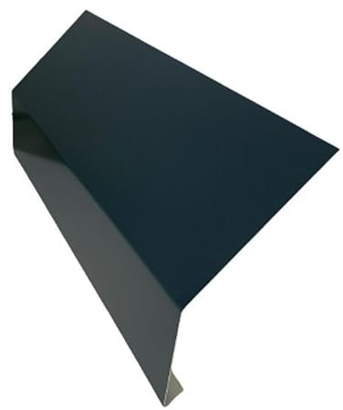 Traufblech 2 m lang Aluminium 0,8 mm (mittel, antrazit Ral 7016)