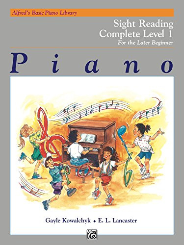 Alfred's Basic Piano Library: Sight Reading Book Complete Level 1 (1A/1B)
