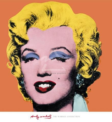 Andy Warhol - Shot Orange Marilyn (d) Poster Kunstdruck (70 x 65cm)