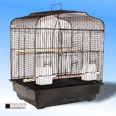 BIRD CAGE BLACK LAZAIZA BUDGIE CANARY