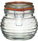 KitchenCraft Home Made Honey Jar with Airtight Silicone Seal, Glass, 650 ml