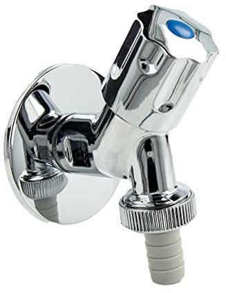 tecuro DESIGN Geräteventil für Wasch- oder Spülmaschine - verchromt