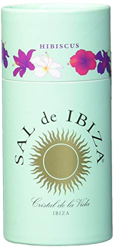 Sal de Ibiza Granito con Hibiscus, Meersalz mit Hibiskusblüten, Streuer 90 gr.