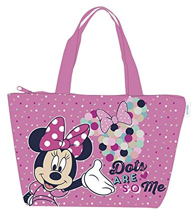 Minnie Mouse - Bolsa para Playa, 48 x 32 cm (Arditex WD8665)