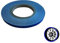 Felge Aufkleber Streifen 7mm x 600cm für Alle Motorräder & Auto - Blau, Blau