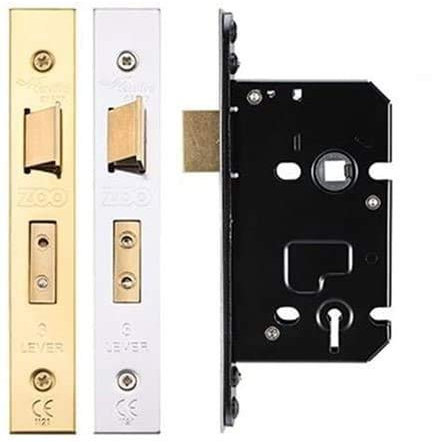 Zoo Hardware 3 Lever Mortice Door Fire Rated Sash Lock (Keyed Alike/Differ) 3 (76mm) Keyed Alike Stainless Steel