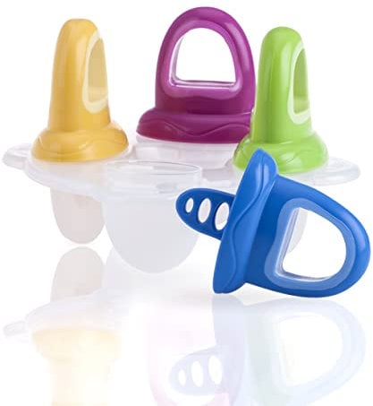 Nuby Fruitcicles, Multicoloured, 4 Count (Pack of 1)