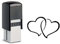 Bonuskartenstempel HERZEN - Stempel 10 x 10 mm